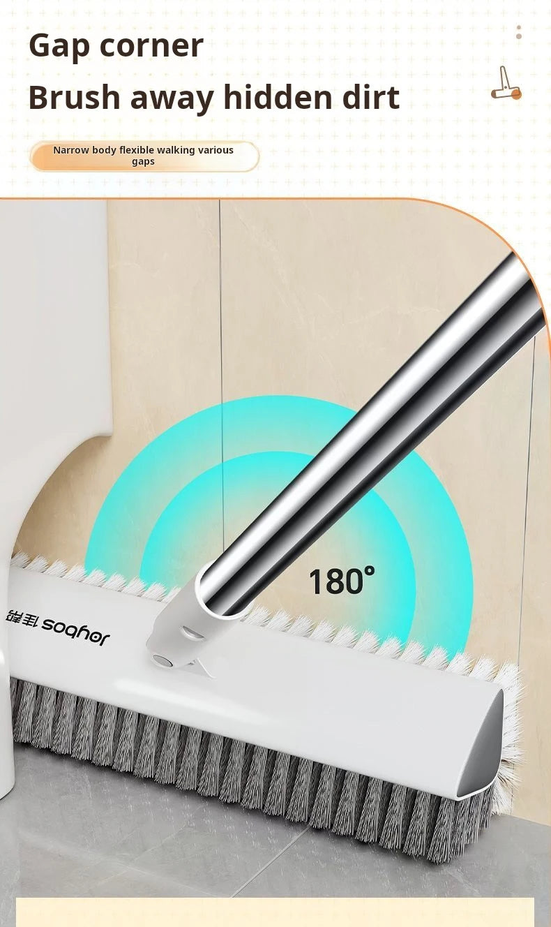 Cepillo de suelo multifuncional con mango largo extensible