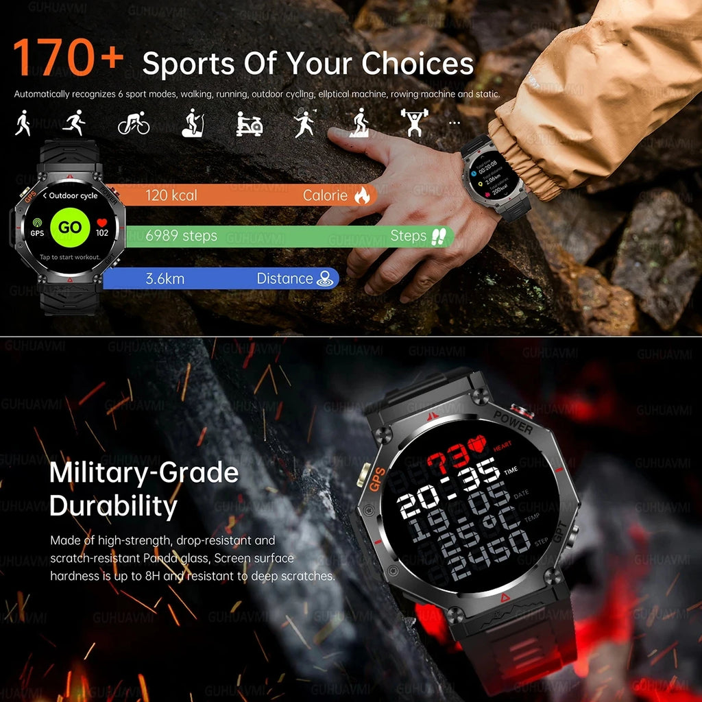 T-Rex 3 Ultra Reloj Inteligente Militar 10ATM