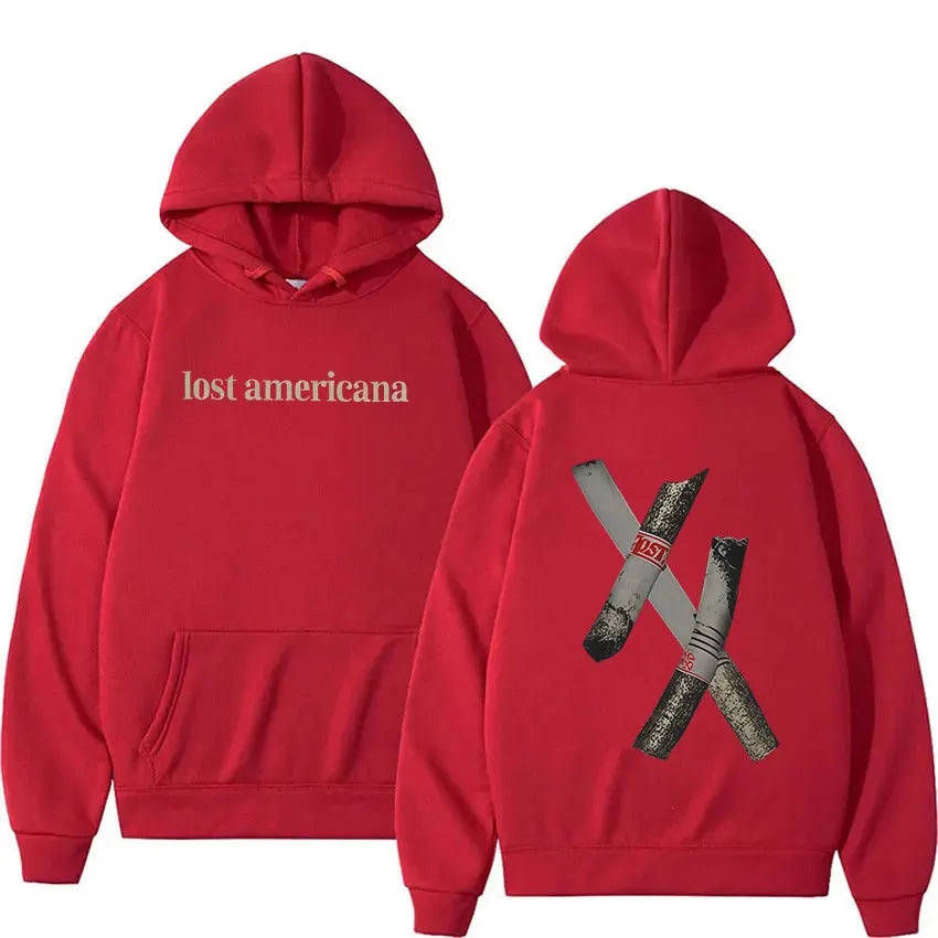 Sudadera MGK Lost Americana Tour, Hip Hop Vintage Oversize