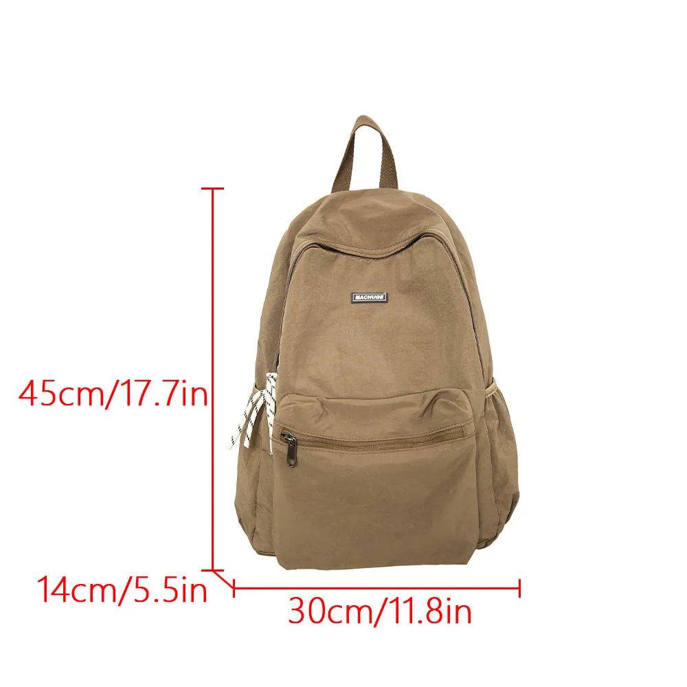 2025 nueva mochila plegable para mujer, mochila de gran capacidad, mochila de ordenador versión coreana Simple