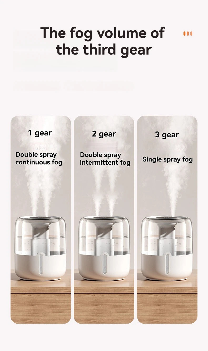 Humidificador Grande 4.8L Difusor de Aroma USB