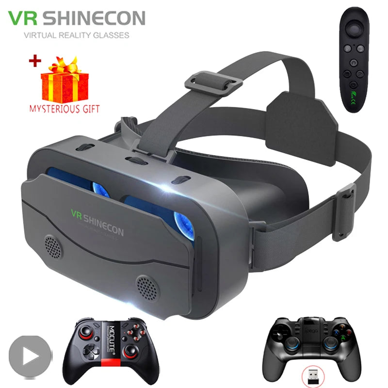 Gafas VR, auriculares de realidad Virtual, dispositivos Viar, lentes 3D, gafas inteligentes para teléfonos inteligentes, teléfono móvil, accesorio de juego