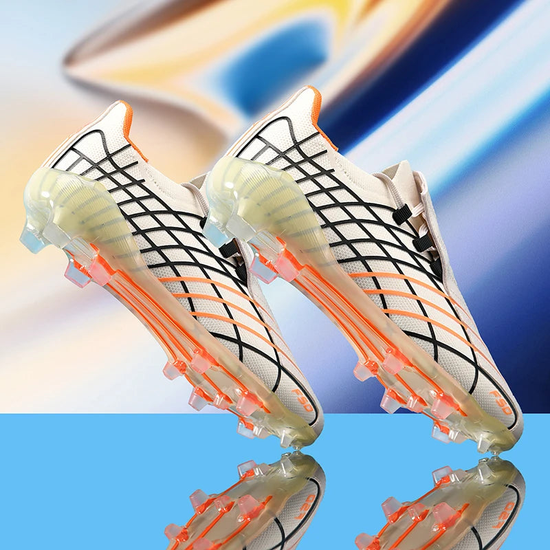 Botines de fútbol F50 FG estilo Spider unisex para terreno firme