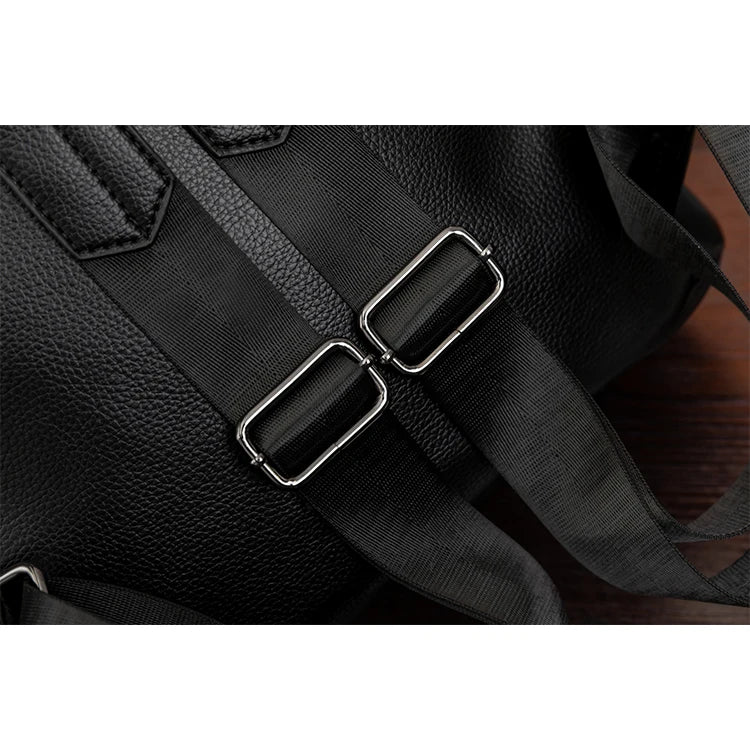 Mochila de mujer suave de estilo retro de gran capacidad, bolso de hombro convertible, perfecto para desplazamientos y viajes