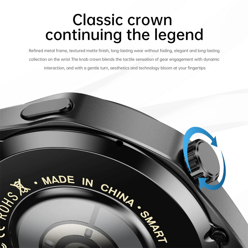 Reloj Inteligente 5 Pro con AMOLED, GPS, NFC, Brújula y Llamadas Bluetooth