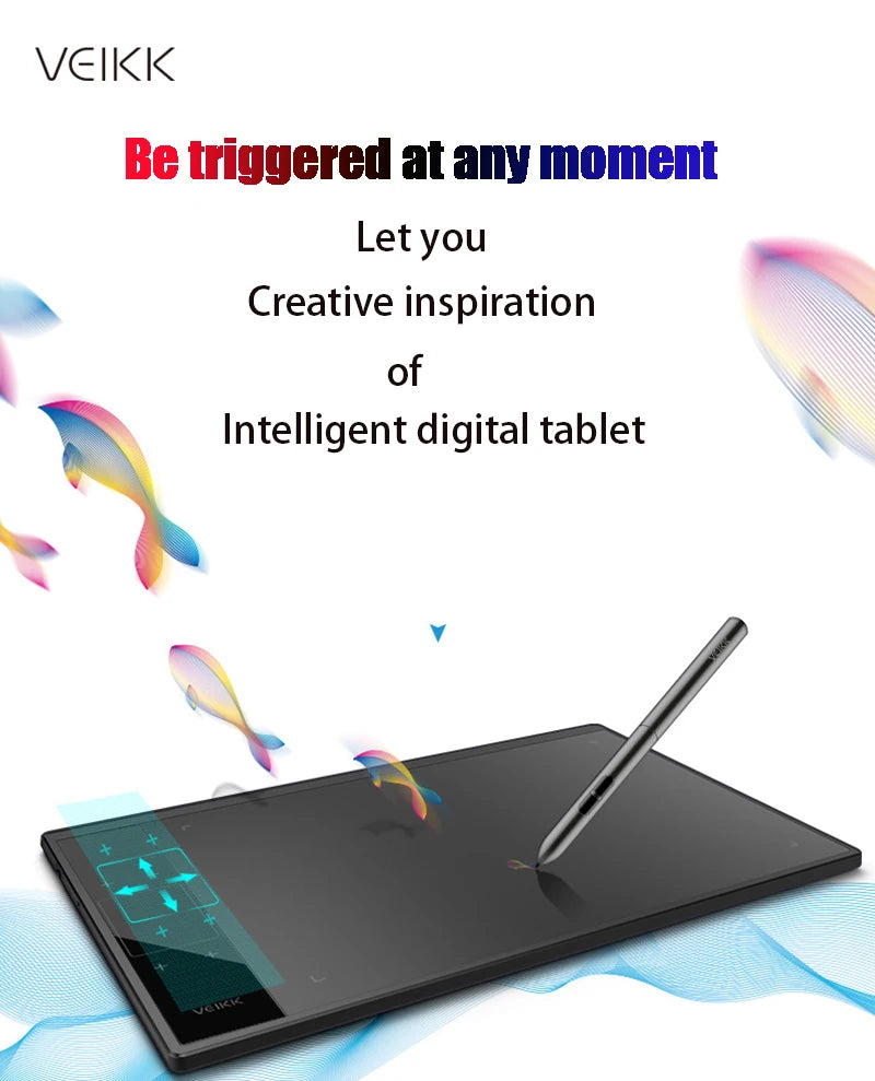 A30 10x6 pulgadas tableta de dibujo gráfico profesional interfaz tipo C con 8192 niveles sin batería para bloc de dibujo digital