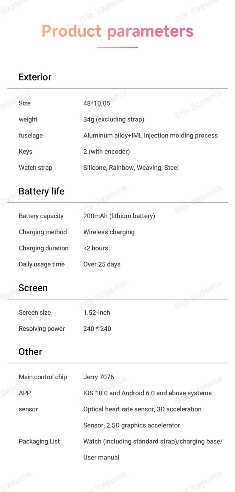 Reloj inteligente 7 en 1 con correas, pantalla AMOLED, dial 3D, GPS, llamadas Bluetooth, resistente al agua IP68, para hombres y mujeres, compatible con Android e iOS, nuevo Hw12