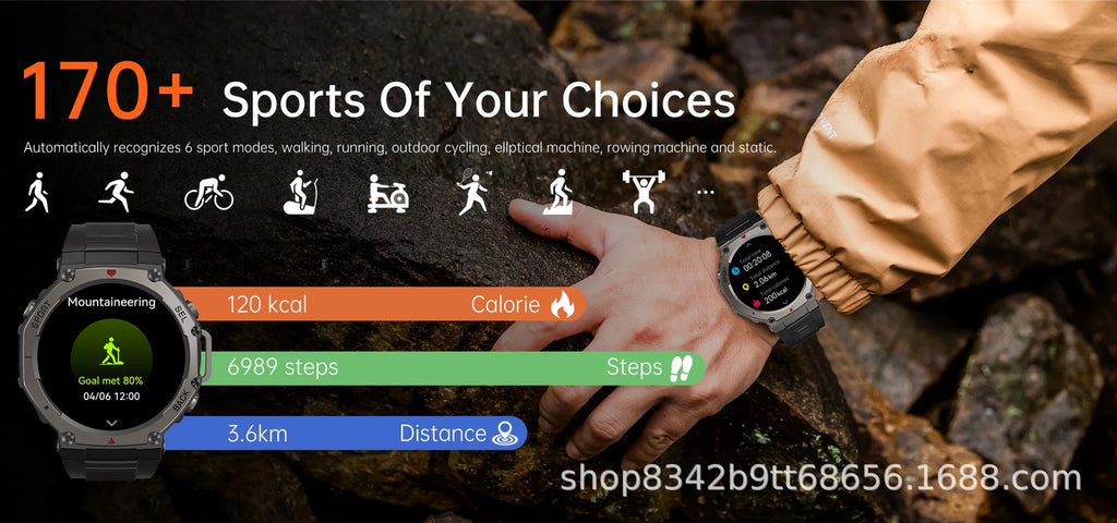 DM58 Reloj Inteligente AMOLED GPS Barómetro