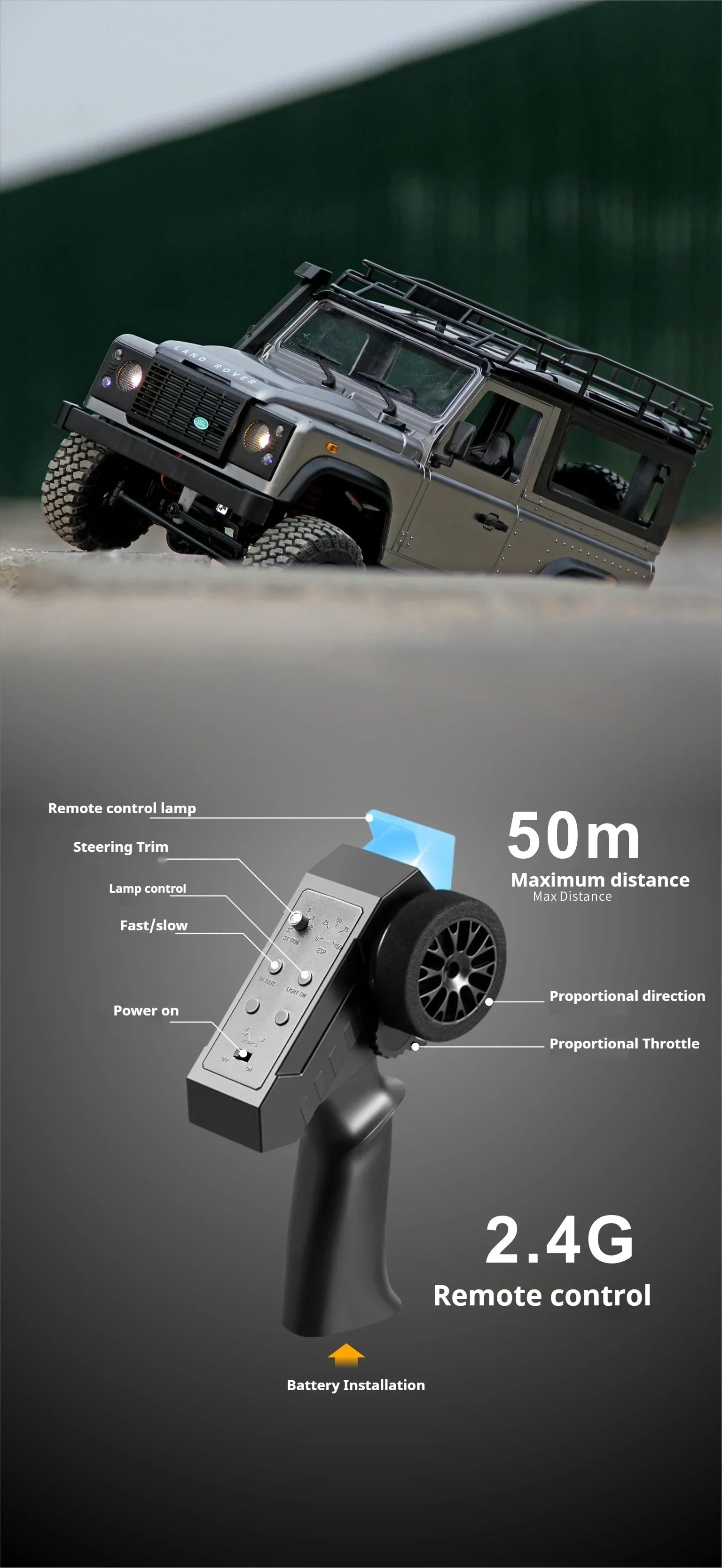 Escala 1:12 MN modelo RTR versión WPL RC coche 2,4G 4WD MN99S RC Rock Crawler MN98 MN99 Defender Pickup camión de Control remoto Juguetes