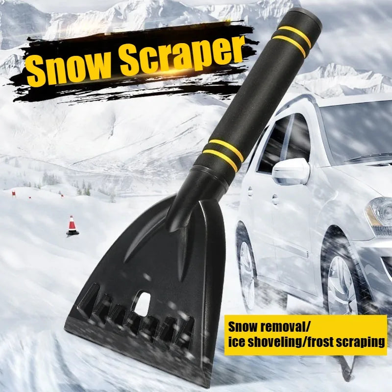 Pala de nieve para coche, raspador de nieve, raspador de descongelación para raspador de nieve para invierno, raspador de nieve de vidrio, herramienta de limpieza de nieve, 1 ud.
