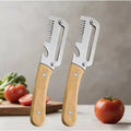 Picador y pelador multiusos de acero inoxidable para verduras y frutas