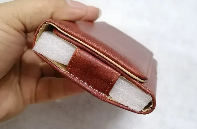 Funda Universal de Cuero para Teléfono con Clip para Cinturón