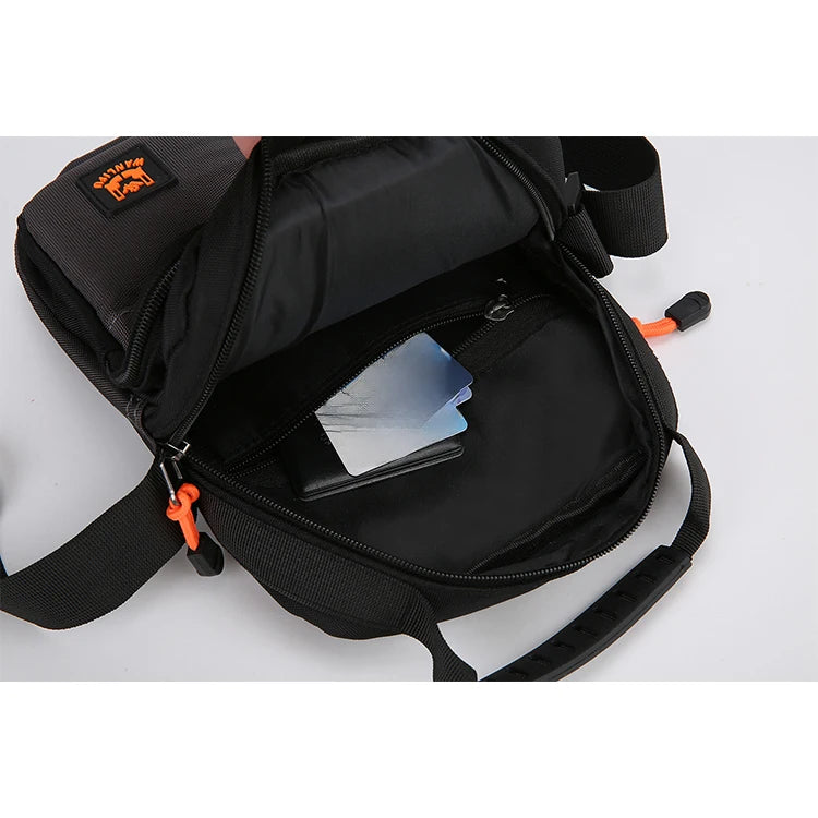 Bolso Cruzado Multifuncional para Hombre, Correa Ajustable