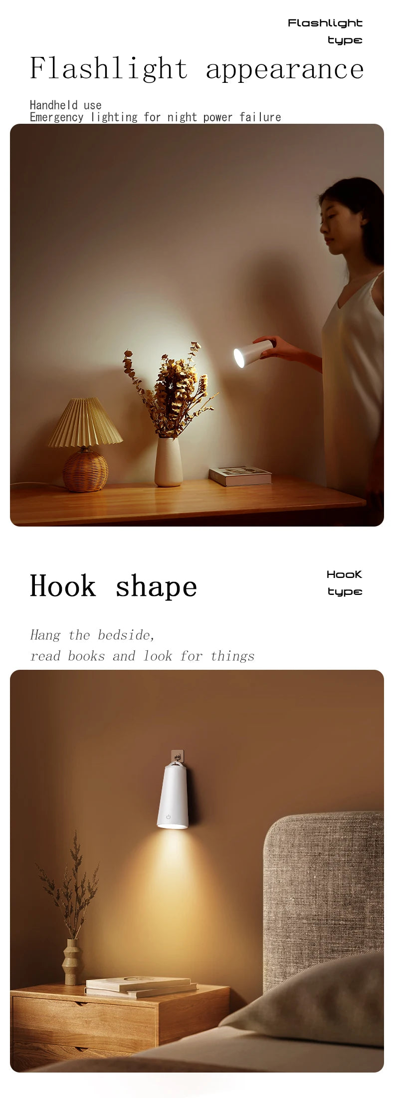 Lessdot-Lámpara de escritorio de lectura multifuncional 4 en 1, lámpara de escritorio magnética portátil, luz nocturna de atardecer, luz de ambiente colgante con carga USB