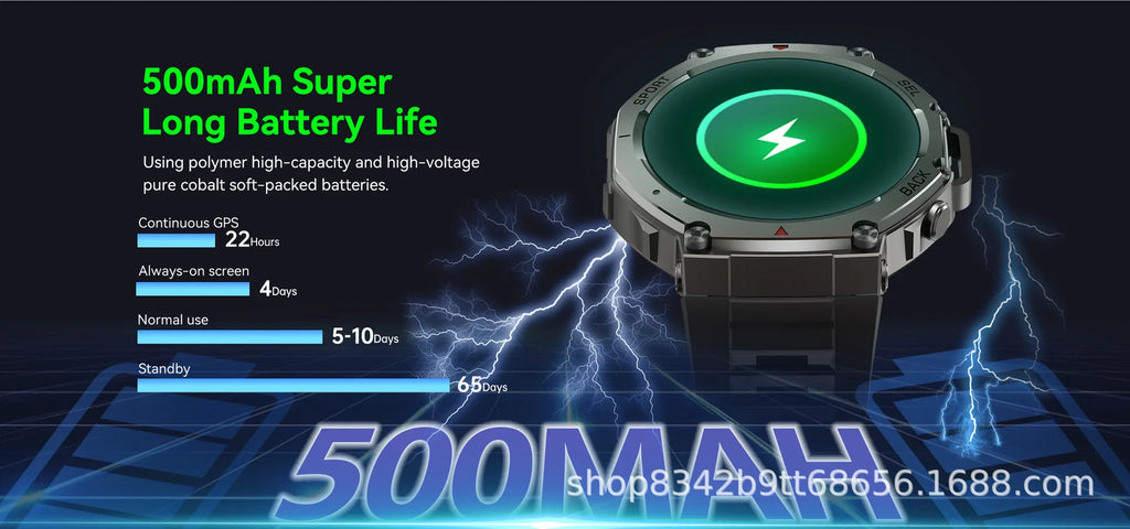DM58 Reloj Inteligente AMOLED GPS Barómetro