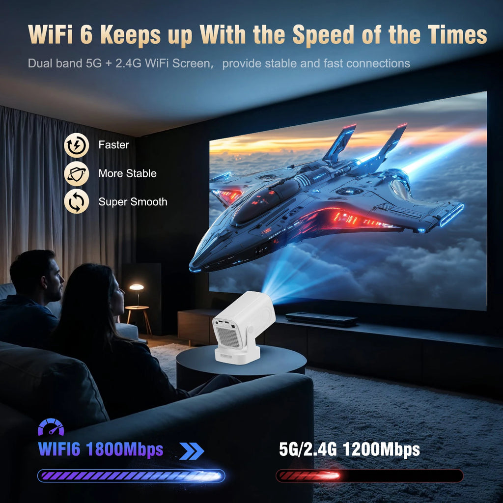 Proyector Magcubic HY310 con enfoque automático, 4K nativo y Android 11