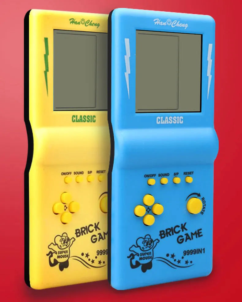 Consola de Juegos Retro Portátil Tipo Tetris, Pantalla Grande para Niños