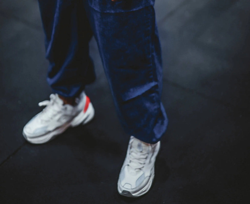 Pantalones Vaqueros Jogger Holgados para Hombre, Negro y Azul, Talla Grande