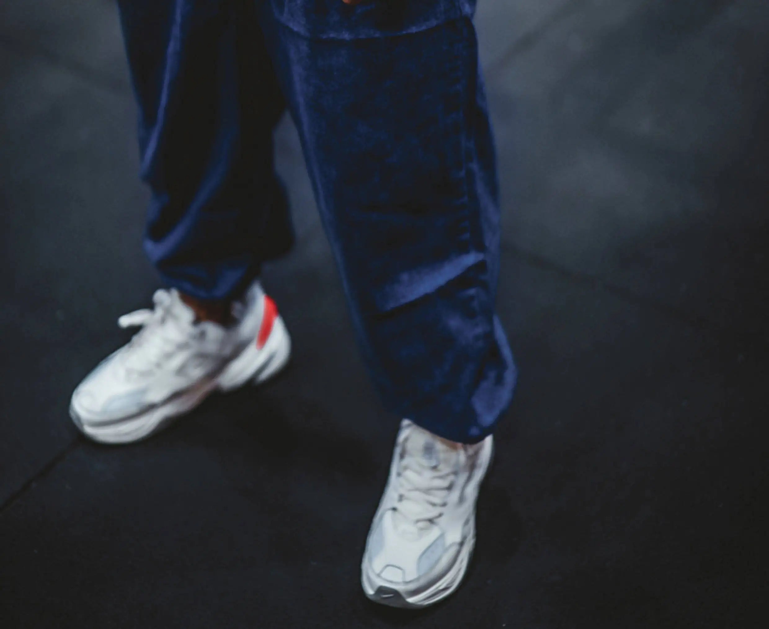 Pantalones Vaqueros Jogger Holgados para Hombre, Negro y Azul, Talla Grande