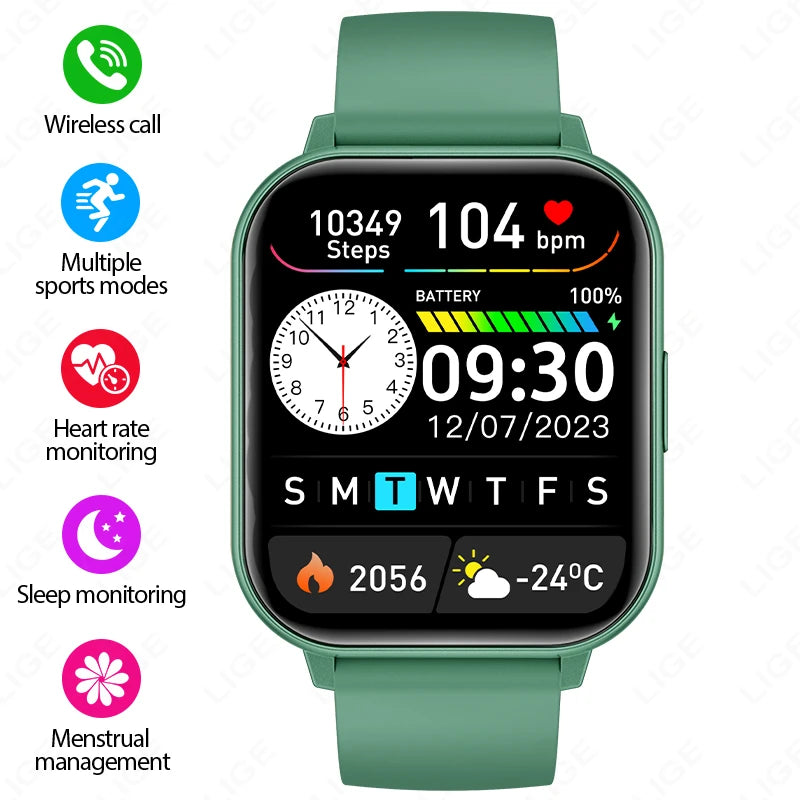 Reloj Inteligente Pantalla Táctil Esfera Personalizable