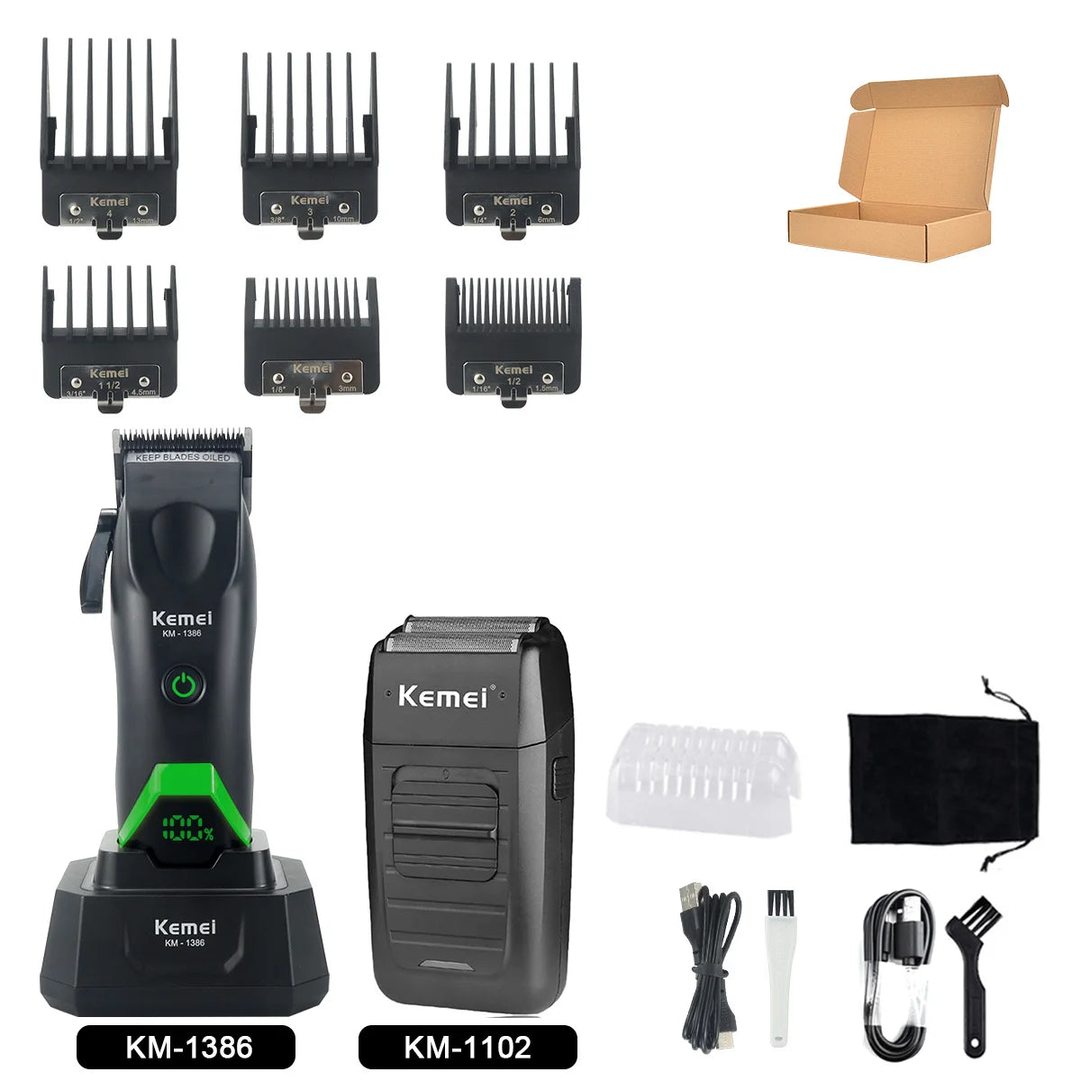 Cortadora de Pelo Profesional para Hombre, Cuchilla DLC, Motor DCM 7500 RPM