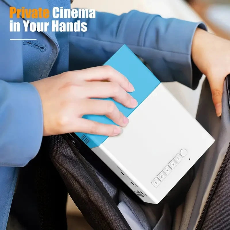 Proyector mini YG300 HD con conexión HDMI y USB para cine en casa