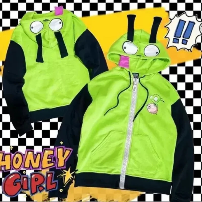 Buzo con Capucha Oversize Estampado para Hombre