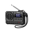 MLOVE BV800 Altavoz Bluetooth súper portátil con radio FM, pantalla LCD, antena, entrada auxiliar, disco USB, tarjeta TF, reproductor de MP3