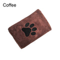 Toalla de baño de microfibra de 35x75cm/50x100cm, Toalla de baño gruesa y rápida para mascotas, suministros de aseo para perros absorbentes súper suaves bordados
