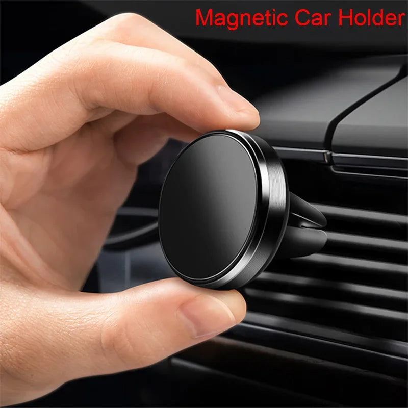 Soporte Magnético para Teléfono Celular con Ventilación de Aire para Automóvil, Soporte GPS Magsafe Compatible con iPhone 12-17 Pro Max, Samsung, Xiaomi y Otros Smartphones