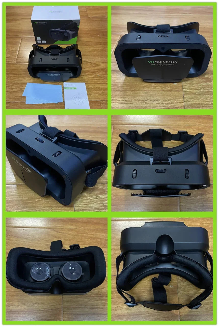 Shinecon VR gafas Viar auriculares de realidad Virtual dispositivos 3D casco gafas lentes para teléfono inteligente juego visor móvil