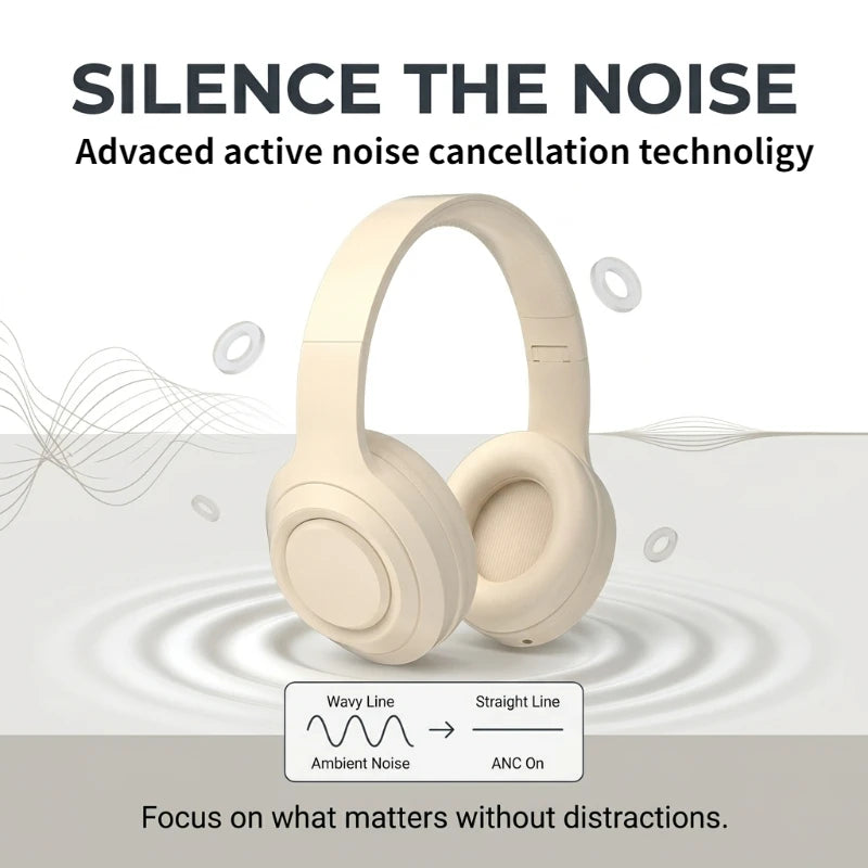 M5 Auriculares Over-Ear HiFi Bluetooth 5.3 Gaming