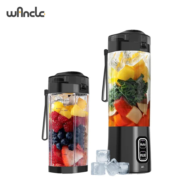 Licuadora Eléctrica Portátil para Jugos y Batidos de Frutas
