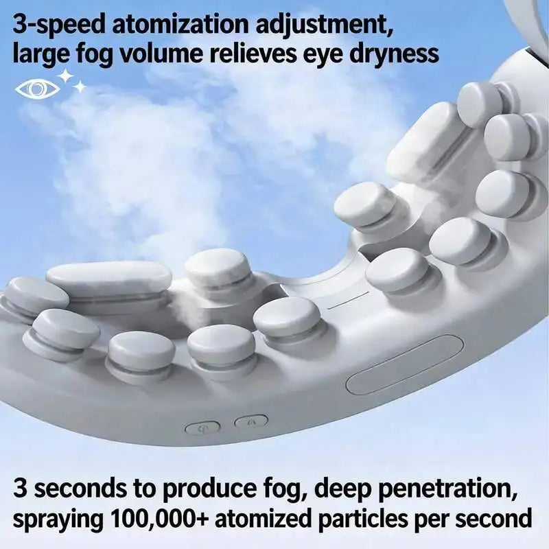 Masajeador de Ojos Eléctrico con Vapor Caliente y Bluetooth