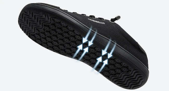 HOBIBEAR Zapatos descalzos para hombre y mujer |   Gota cero |   Zapatillas de deporte de lona informales con punta ancha, zapatos para caminar minimalistas