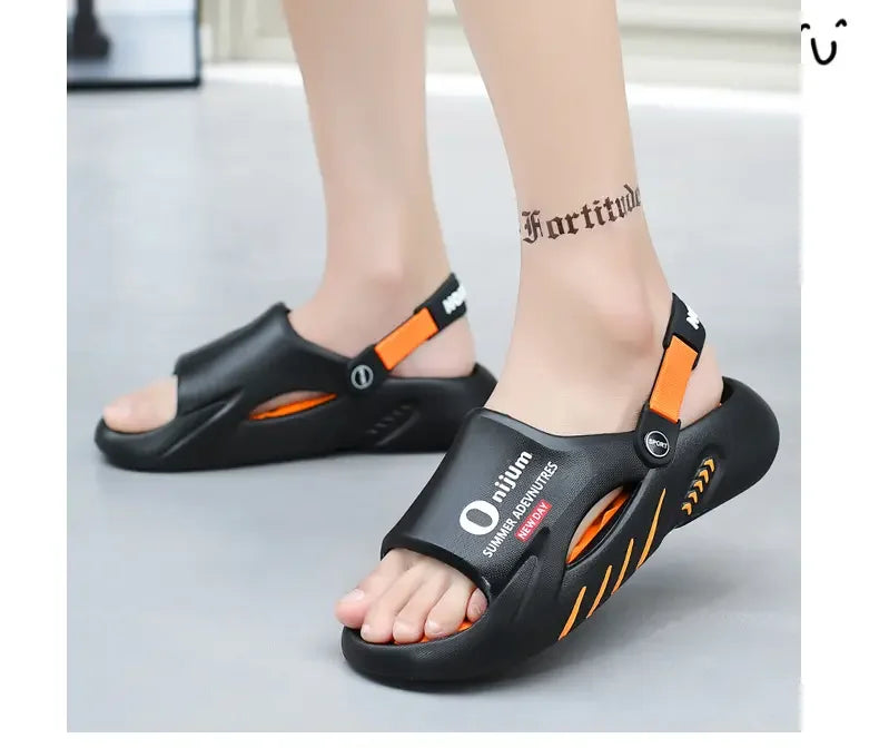 Sandalias slide para hombre en EVA antideslizante para playa e interior