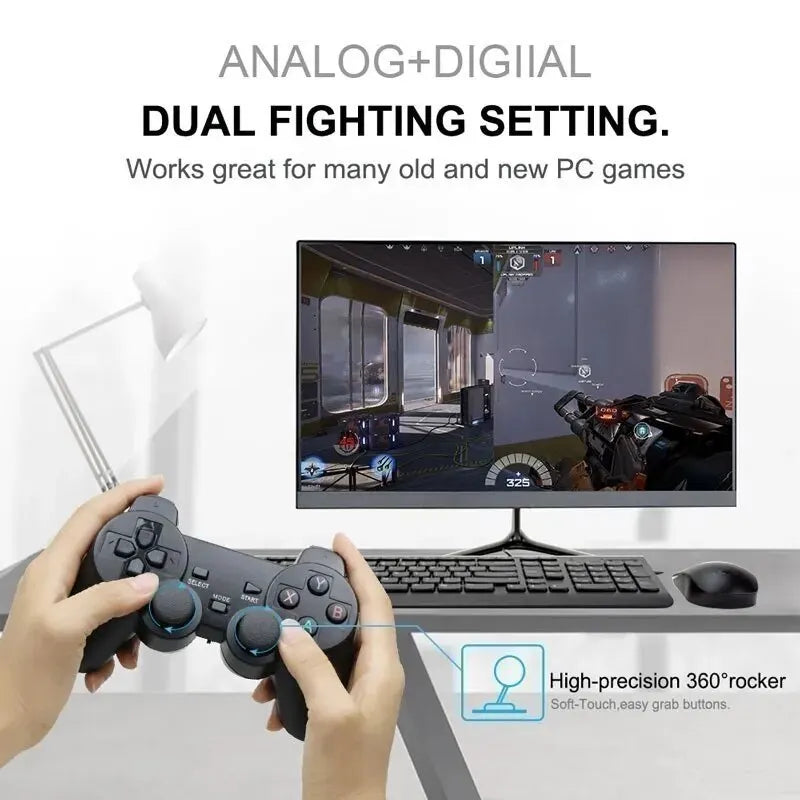 Controlador de Juegos Inalámbrico de 2.4GHz, 1PC/2PCS, Joystick USB para PC, Android TV, Teléfono, Consola de Juegos