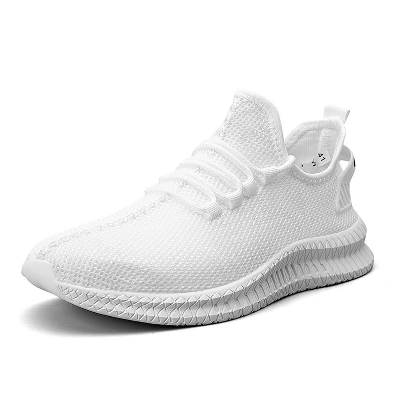 Zapatillas de correr transpirables para hombre, zapatos informales con plataforma a la moda para hombre, zapatos vulcanizados ligeros para mujer, zapatillas antideslizantes flexibles