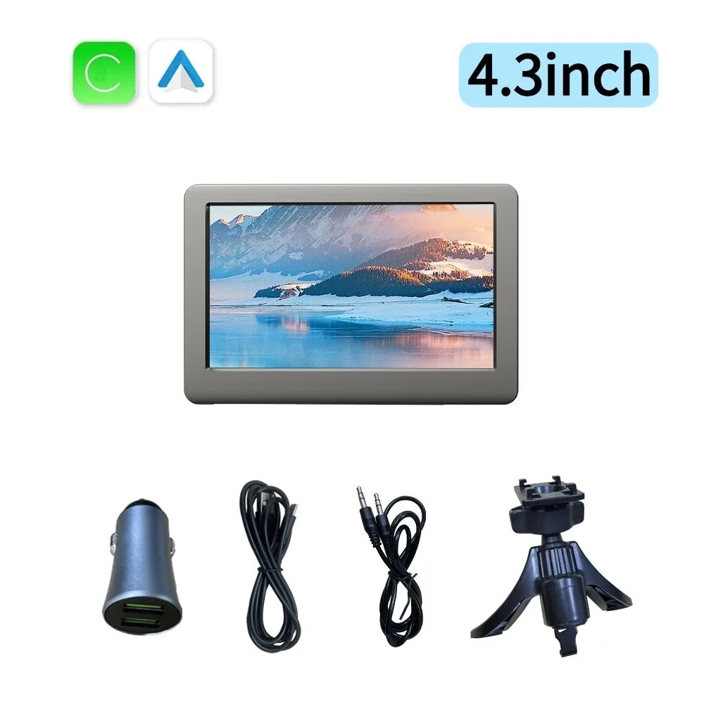 Radio de Auto 4.3 Pulgadas CarPlay y Android Auto Inalámbrico DYBO