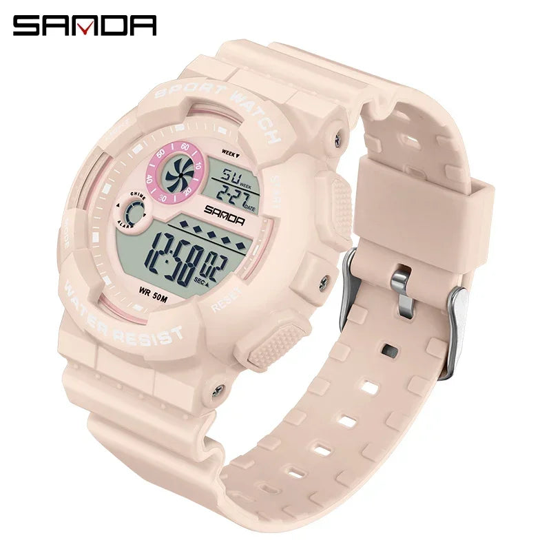 Reloj Digital LED SANDA Deportivo para Mujer