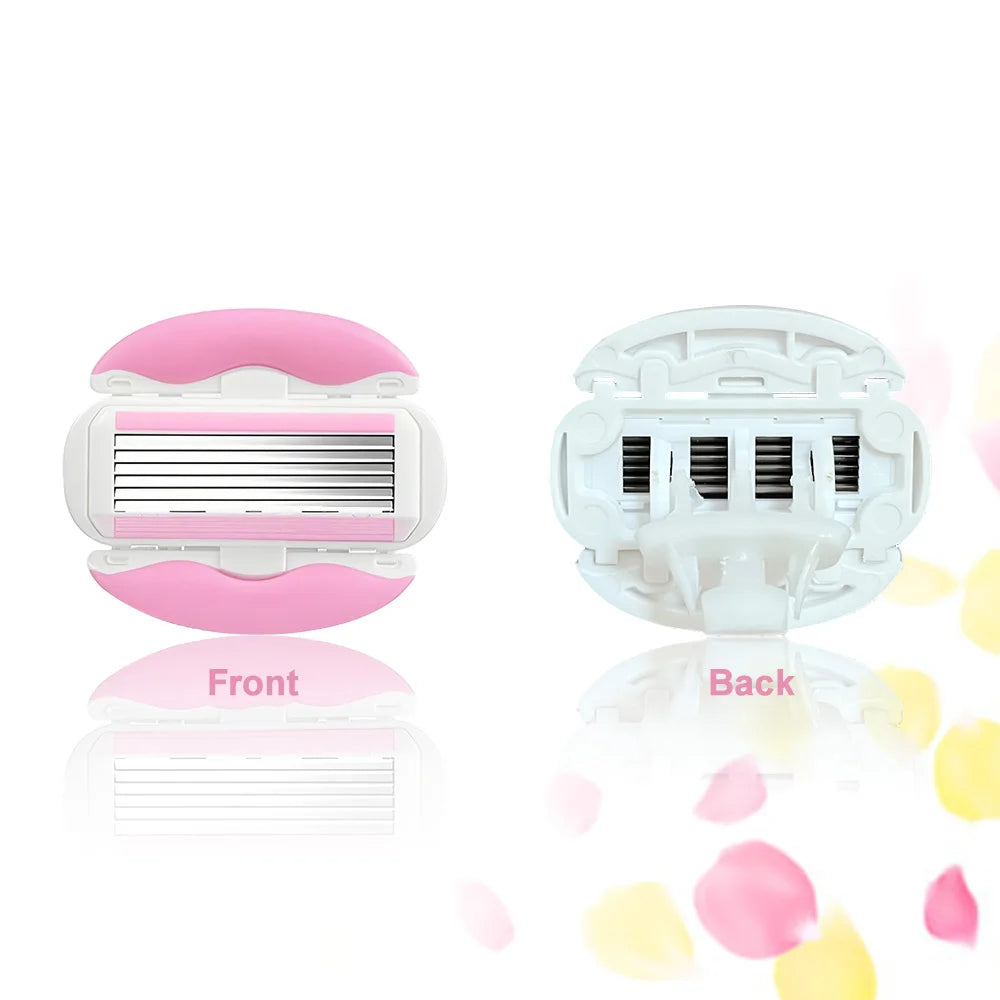 Maquinilla de afeitar de seguridad para mujer, utensilio para eliminar el vello Facial con tira de Aloe Vera, maquinillas de afeitar suaves para cara, brazos, piernas, manos, axilas, Bikini
