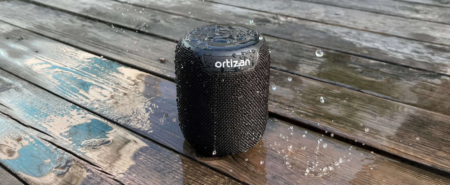 Altavoces Bluetooth Ortizan, altavoz inalámbrico portátil con Bluetooth 5.3, resistente al agua IPX7, sonido estéreo de 15 W, emparejamiento dual, TF/AUX