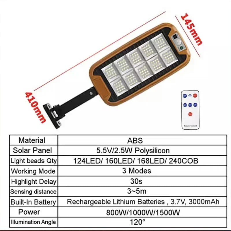 Farolas Solares con Sensor de Movimiento para Jardín