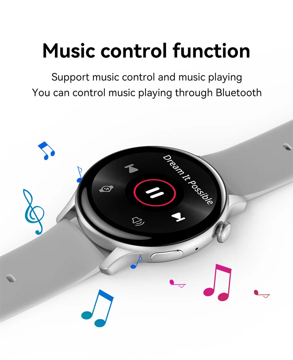 Reloj Inteligente NFC para Mujer con AMOLED, GPS y Llamadas Bluetooth