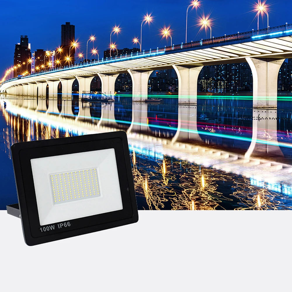 Reflector LED con Sensor de Movimiento IP66 para Exteriores 10W-50W