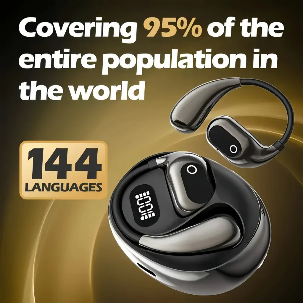 Auriculares Bluetooth 80h Pantalla LED con Gancho
