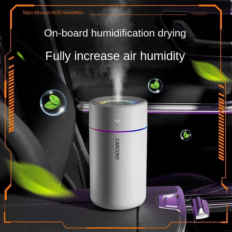 Humidificador ultrasónico Searide 280ml con difusor de aromas y luz de colores