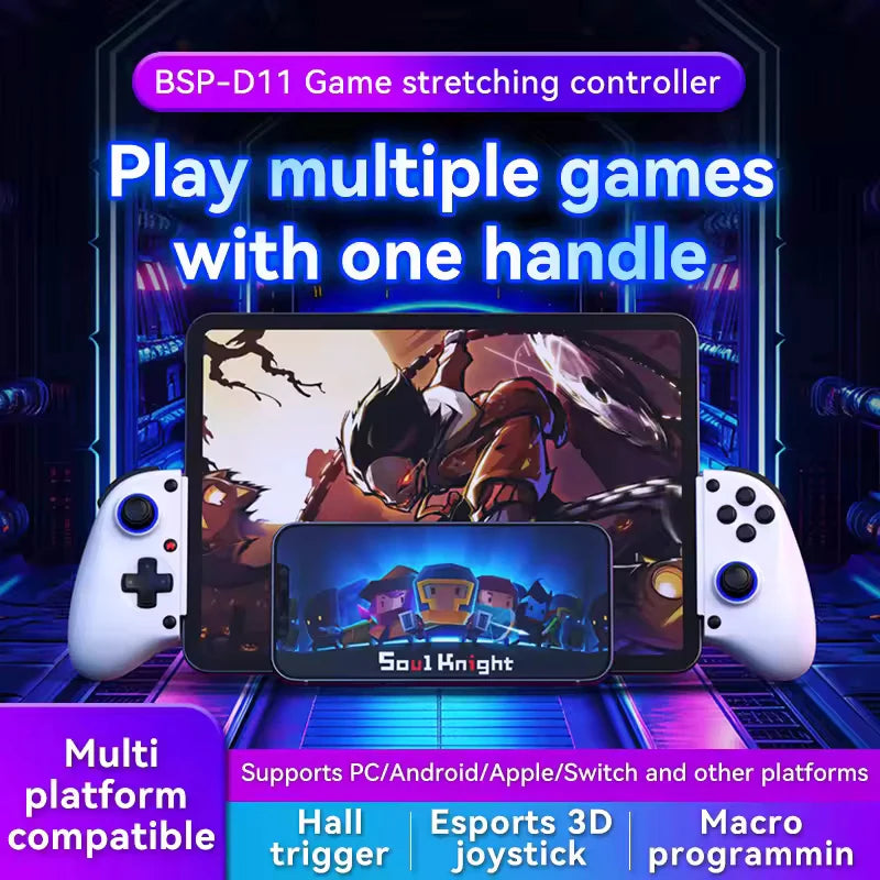 Mando de juegos con Control Bluetooth para Switch PS4, PS3, Xbox, iPhone, IOS, Android, teléfono móvil, PC, controlador inalámbrico para juegos