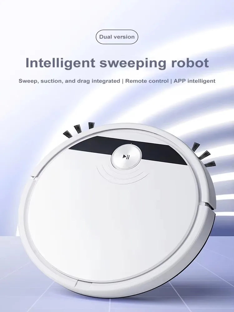 Robot Aspirador 3 en 1, 2800Pa, Control Remoto y App, Barrido Húmedo y Seco