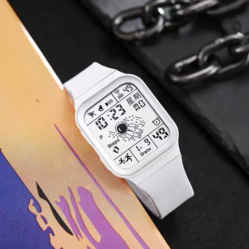 Reloj Digital de moda para hombres, mujeres y niños, relojes deportivos a prueba de suéter, reloj multifunción, reloj de pulsera electrónico para estudiantes